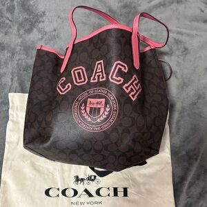 Brand new pink tote bag.